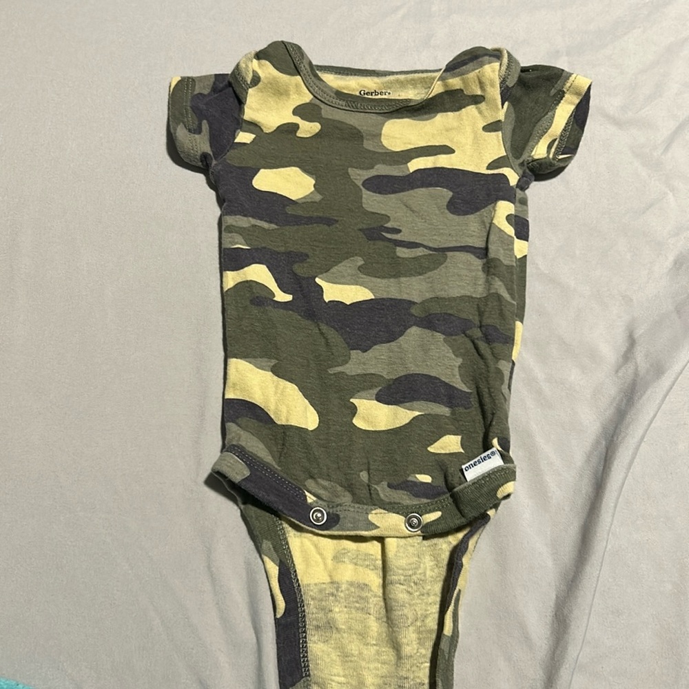 Camo Gerber onesie